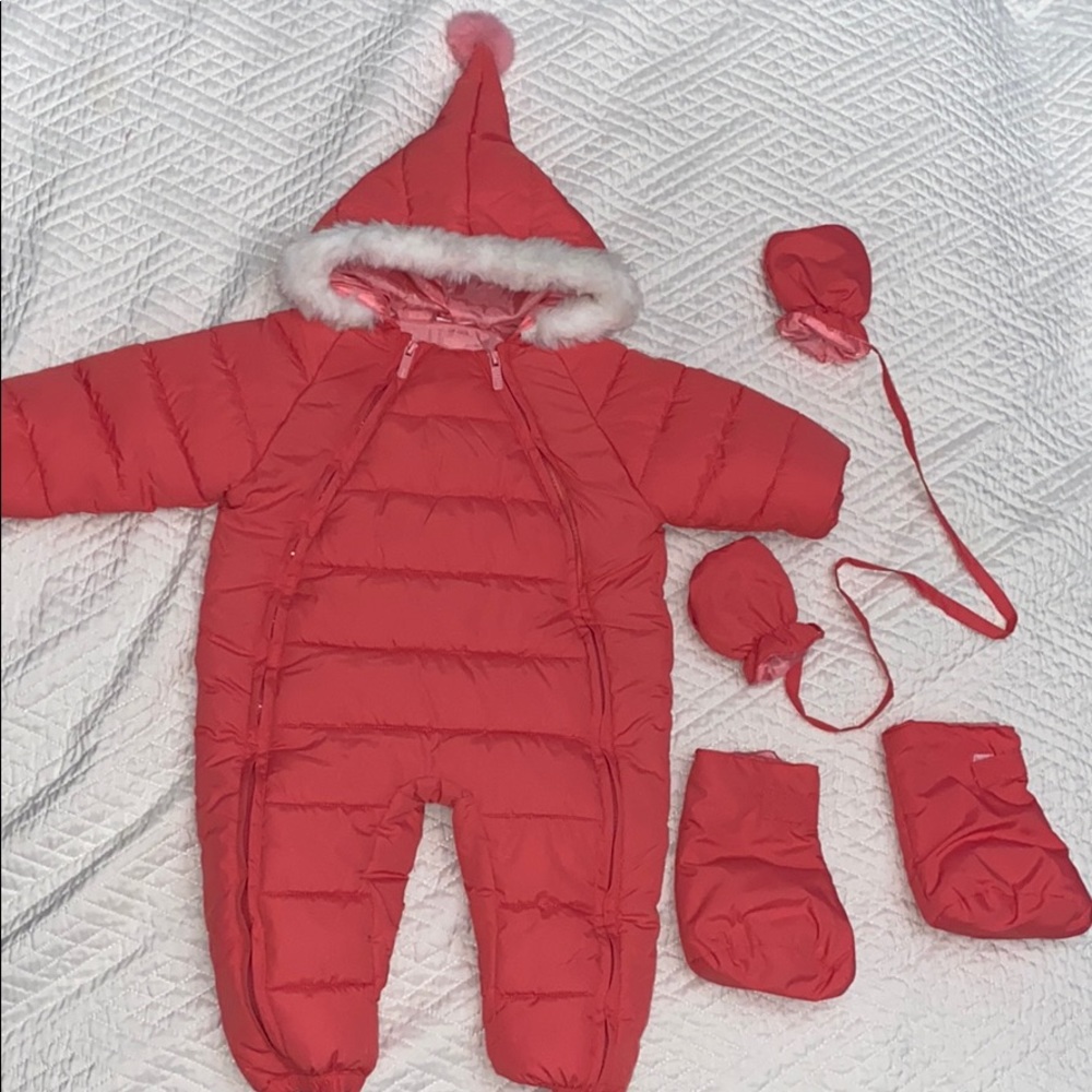 Little Girl Snow Outfit